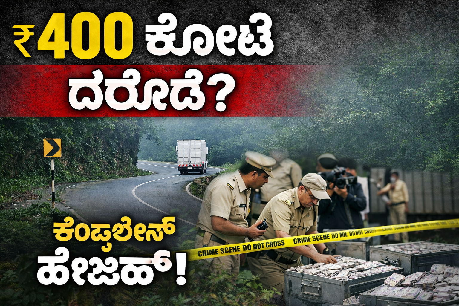 ದೇಶದ ಅತಿದೊಡ್ಡ ದರೋಡೆ? ₹400 ಕೋಟಿ ನಗದು ತುಂಬಿದ್ದ ಕಂಟೈನರ್‌ಗಳ ಹೈಜಾಕ್!