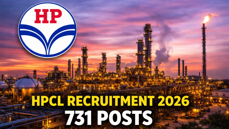 HPCL Recruitment 2026: 731 ಹುದ್ದೆಗಳ ಭರ್ತಿ – ₹60,000 ರಿಂದ ₹2,80,000 ಸಂಬಳ, ತಕ್ಷಣ ಅರ್ಜಿ ಸಲ್ಲಿಸಿ!
